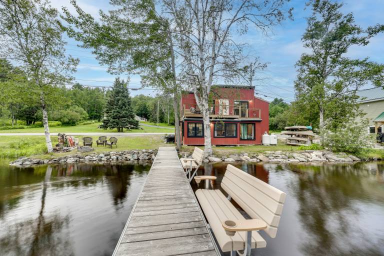 Waterfront Little Red Camp on Moose River