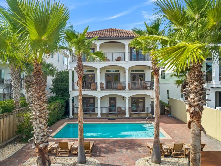 Vacation home with grill, private pool & jacuzzi | Water view in Miramar, FL