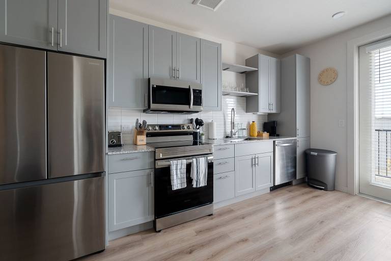 Sky-High Comfort 1BR Gym Pool Pet Friendly — photo 2