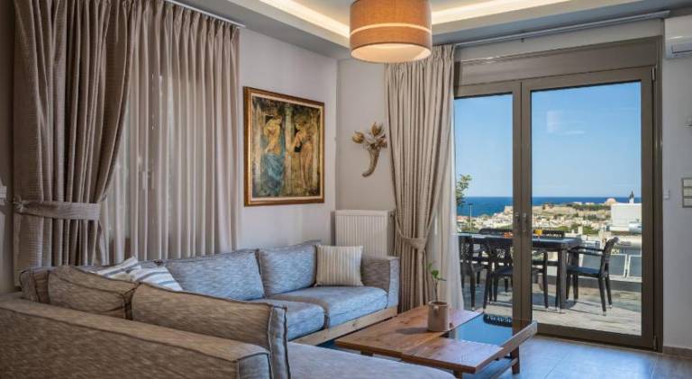 Apartment with terrace & barbeque | Suitable for remote work in Rethymno