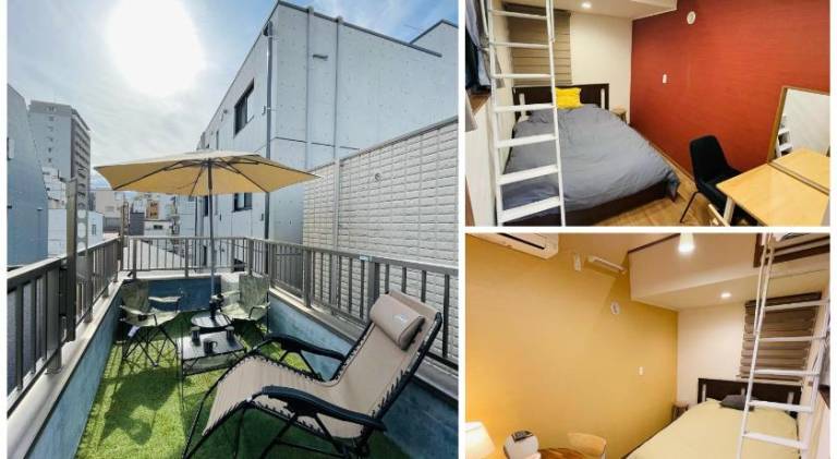 House with hot tub & terrace | Near Sensō-ji | Suitable for remote work in Tokyo