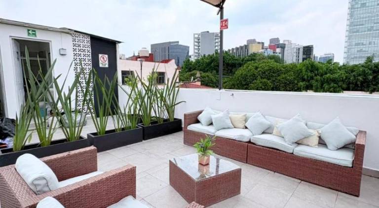Apartment with terrace in Mexico City
