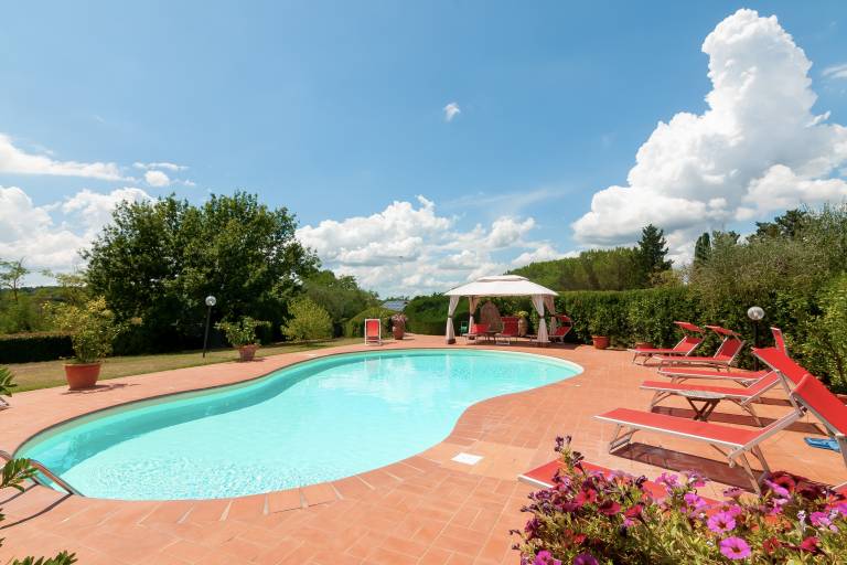 Family-friendly lovely vacation home with terrace, fast internet & private pool | Garden view | Perfect for remote work | Dogs allowed in Montaione