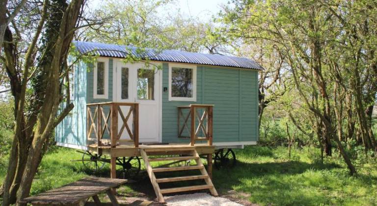 The Woodpecker shepherd hut