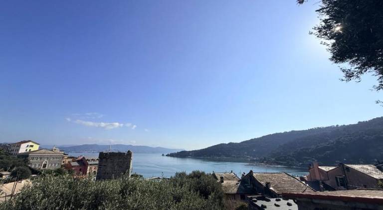 Stone Villas Within Portovenere Ancient Castle Walls Surrounded by a Lush Garden with Stunning Sea V in Portovenere