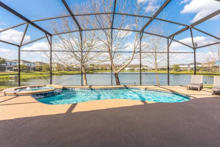 Child-friendly pleasant house with jacuzzi & private pool | Dogs allowed in Osceola, FL