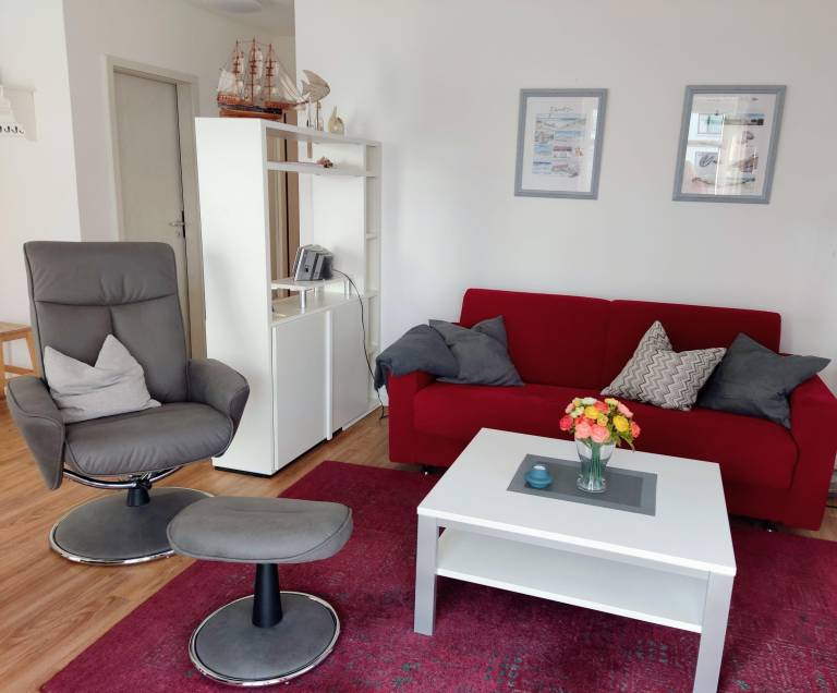 Rental apartment with sauna & terrace in Wismar