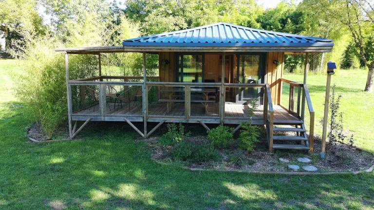 Camping des Tourbi&egrave;res CHALET ZEN 7 Personen