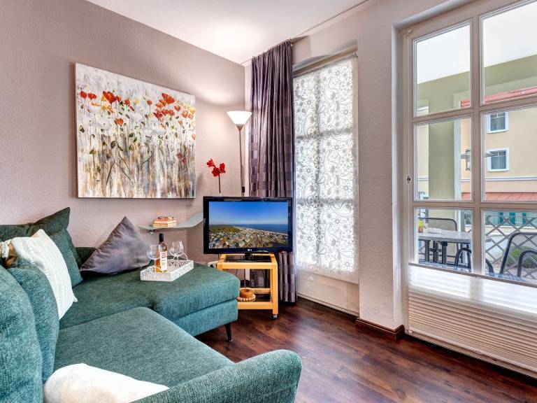 Villa Margot, Whg. 02 in Bansin: 42 m², 100 m zum Strand und Balkon — photo 4