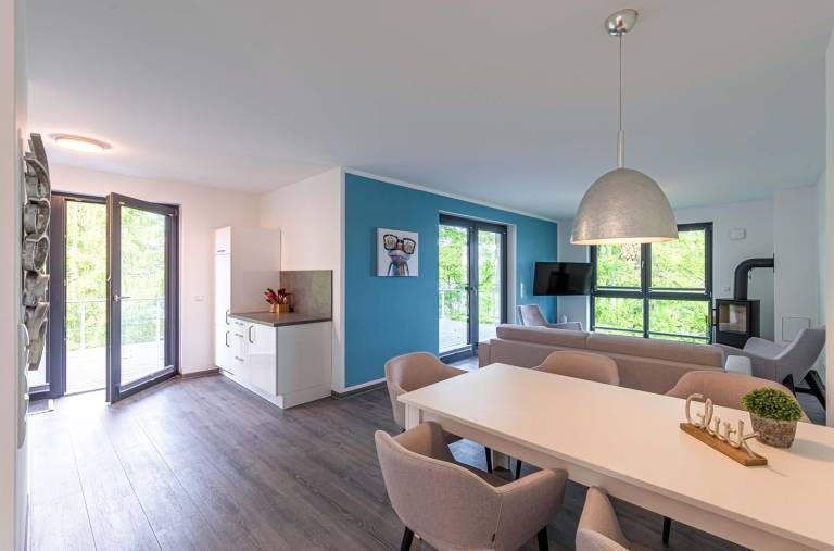 Moderne 5 Sterne Ferienwohnung "Fledermaus" mit Dachterrasse am Krakower See — photo 5