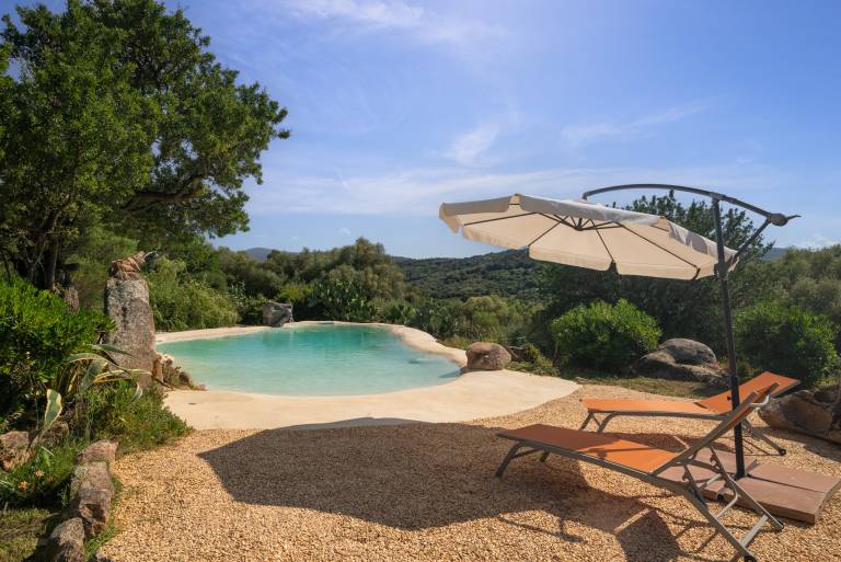 Villa with terrace, private pool & yard | Mountain view | Suitable for remote work in Arzachena