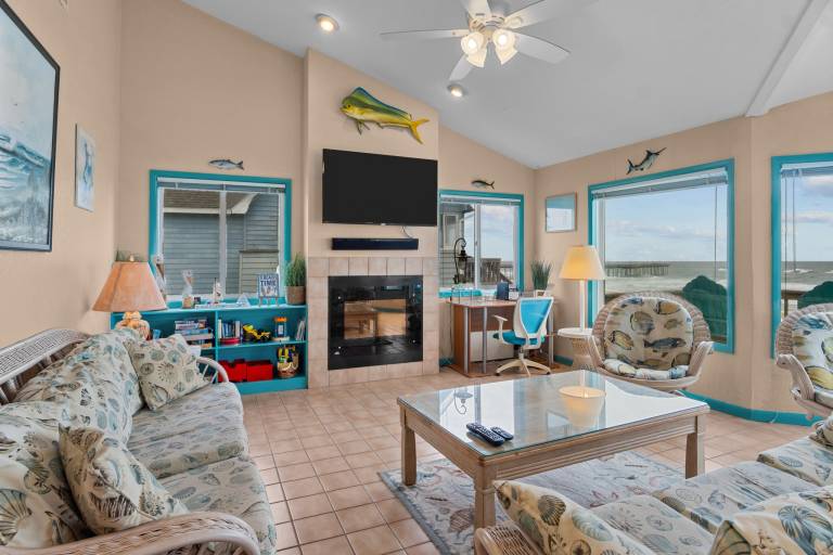Premium Avon oceanfront home! Best beach access, pool, tiki bar, hot tub — photo 5