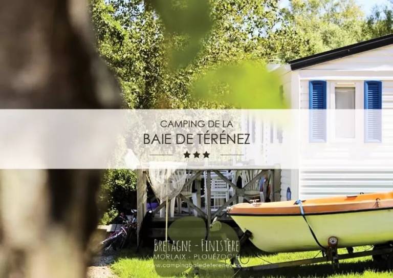 Campsite La Baie de Terenez - Mobile home STANDARD TY LAOUEN - TV - 2 bedrooms, 1 with bunk beds 4 people — photo 5