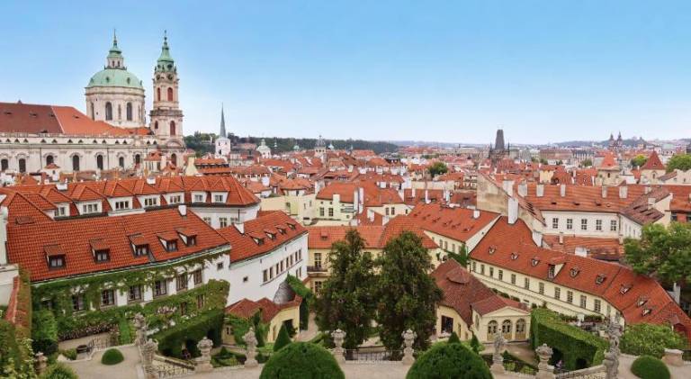 At the Blue Lion and Parking Assistance in Prague