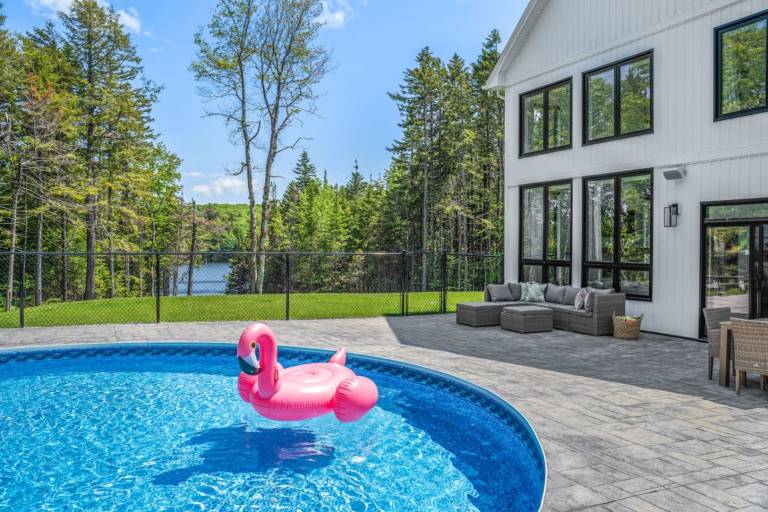 Lakefront Luxury Retreat w Heated Pool and Arcade
