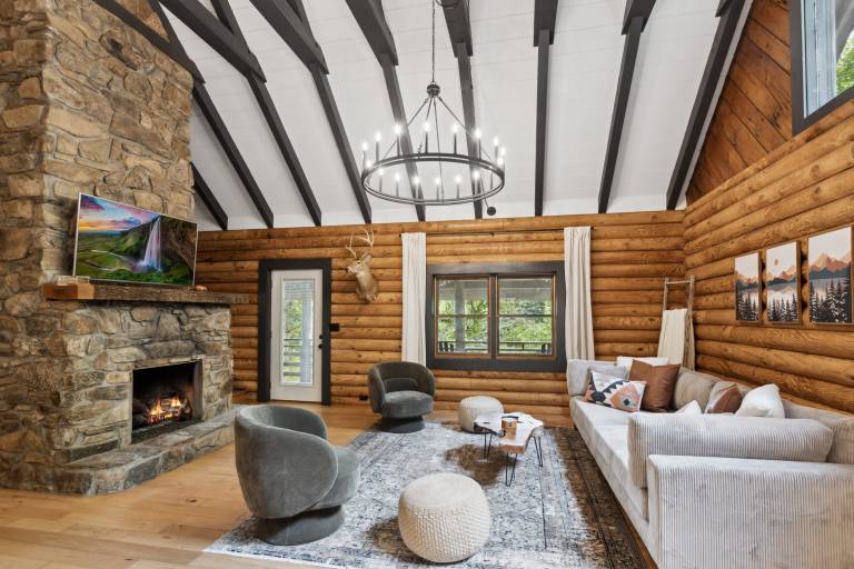 Family-oriented pleasant cabin with hot tub & barbeque | Mountain view | Suitable for remote work | Pets are welcome — photo 2