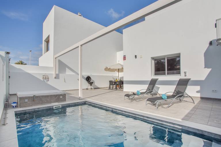Ferienhaus in Tuineje, Gran Tarajal f&uuml;r max. 8 Personen am Atlantik