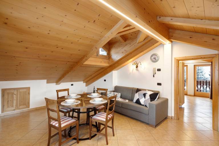 Apartment 'Dendrites' with Shared Terrace, Balcony and Wi-Fi in Livigno