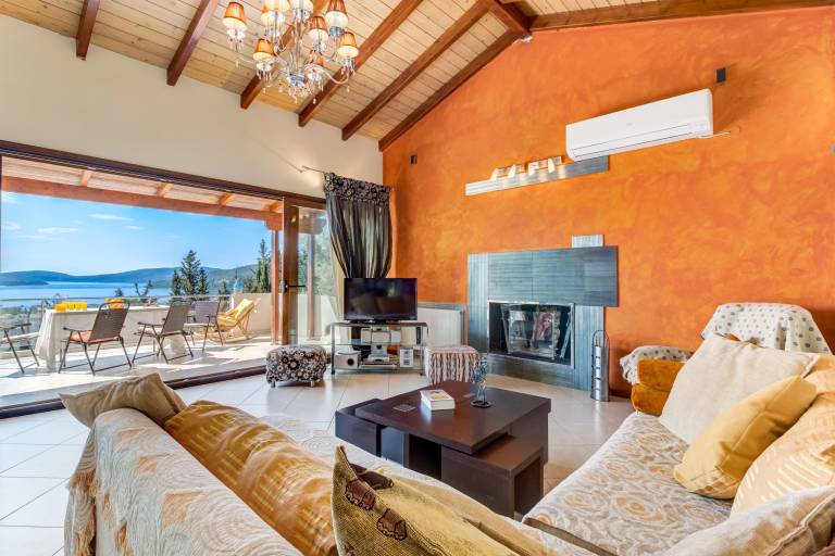 Villa 'Nidri Hills' with Sea View, Wi-Fi and Air Conditioning — photo 5