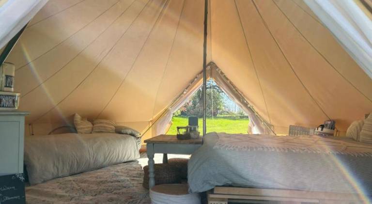 Tente glamping "bluebird" a la Ferme de la Cheveche — photo 2