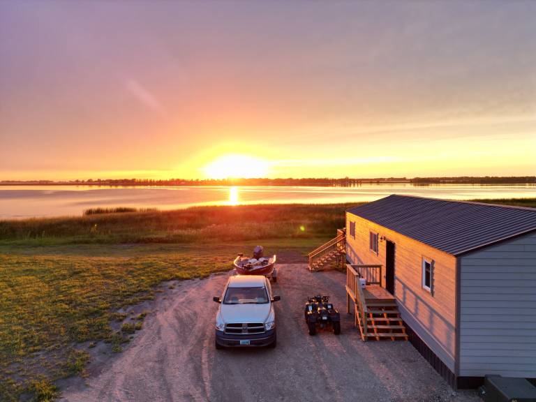 Cabin Devils Lake
