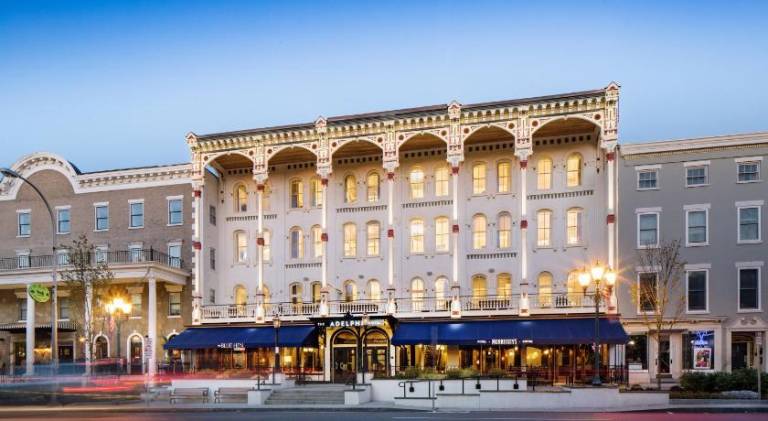 The Adelphi Hotel in Saratoga Springs, NY