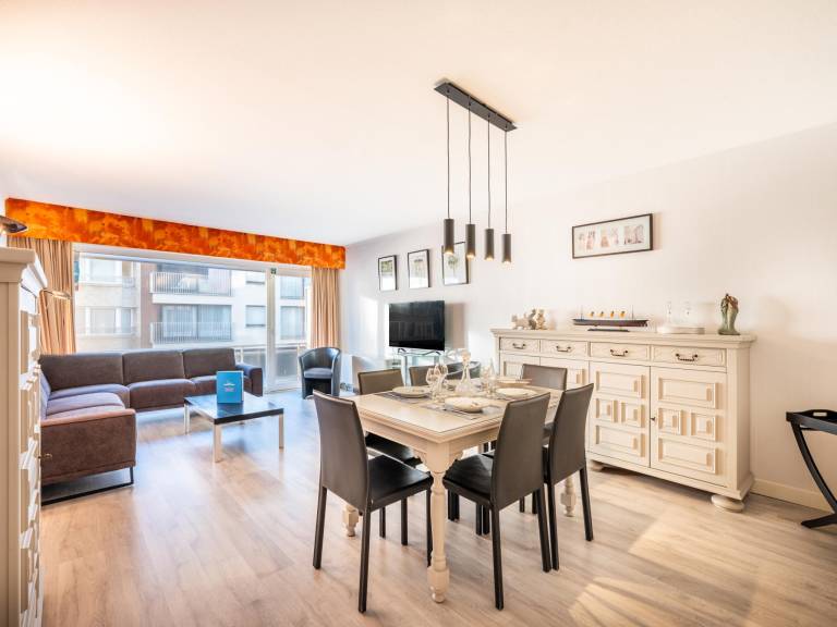 Stylish flat right on the beach in De Panne