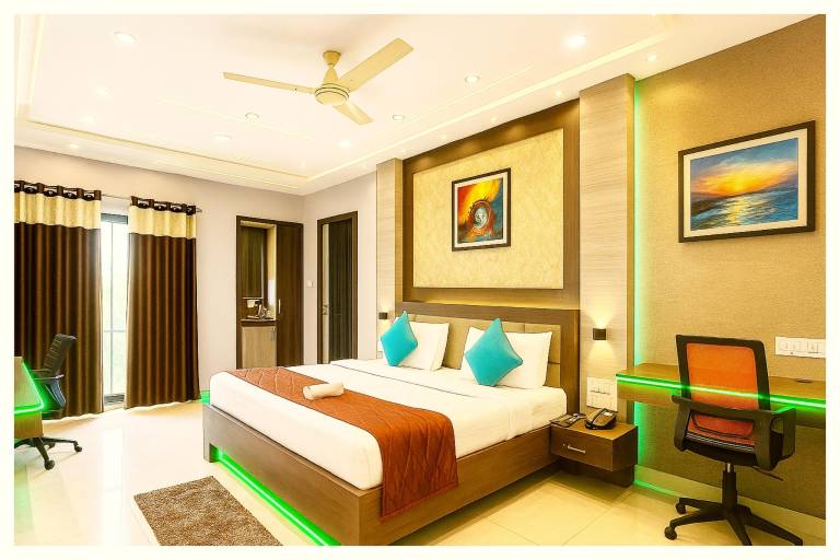 Goroomgo Hotel Shivangi Puri - Near Sea Beach in Puri