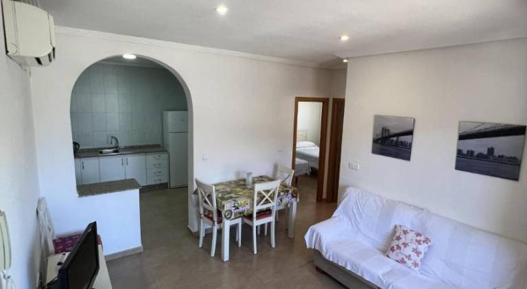 Holiday apartment with terrace, yard & barbeque in Murcia