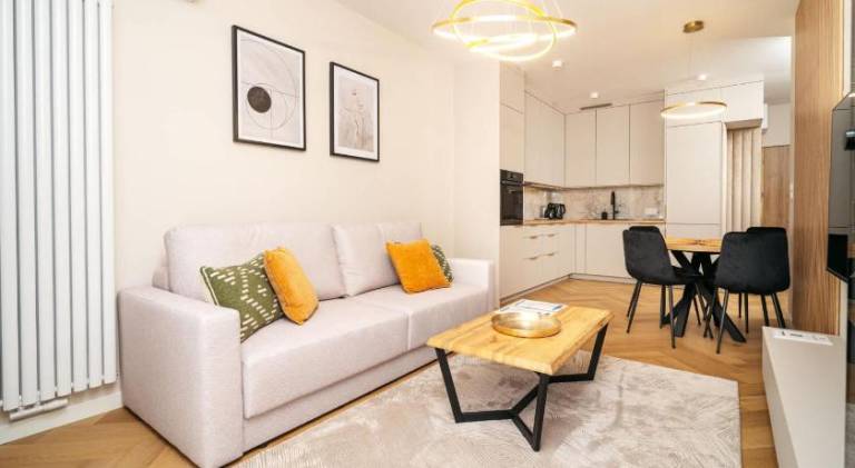 Sand Boho Harmony Luxury - AC Parking & Balcony - by UniqueRent in Wroclaw