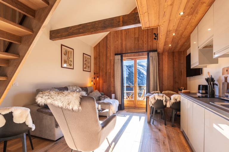 Ferienwohnung in St. Sorlin d'Arves, St. Sorlin d'Arves für max. 6 Gäste