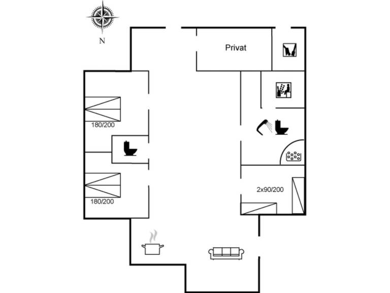 Vacation home with terrace & sauna — photo 3