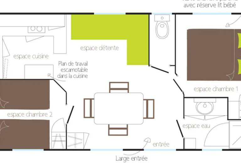 Family-friendly pleasant mobile home with yard & fast internet | Pets are welcome — photo 5