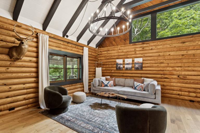 Family-oriented pleasant cabin with hot tub & barbeque | Mountain view | Suitable for remote work | Pets are welcome — photo 5