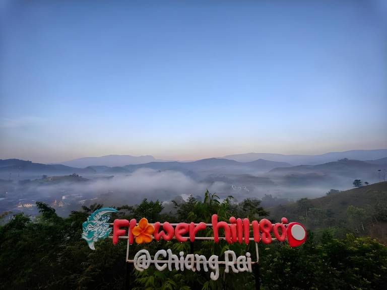 Flower hill 180 in Chiang Rai