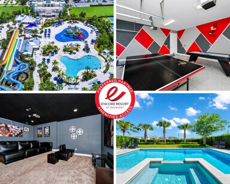 Vacation home with private pool & jacuzzi in Osceola, FL