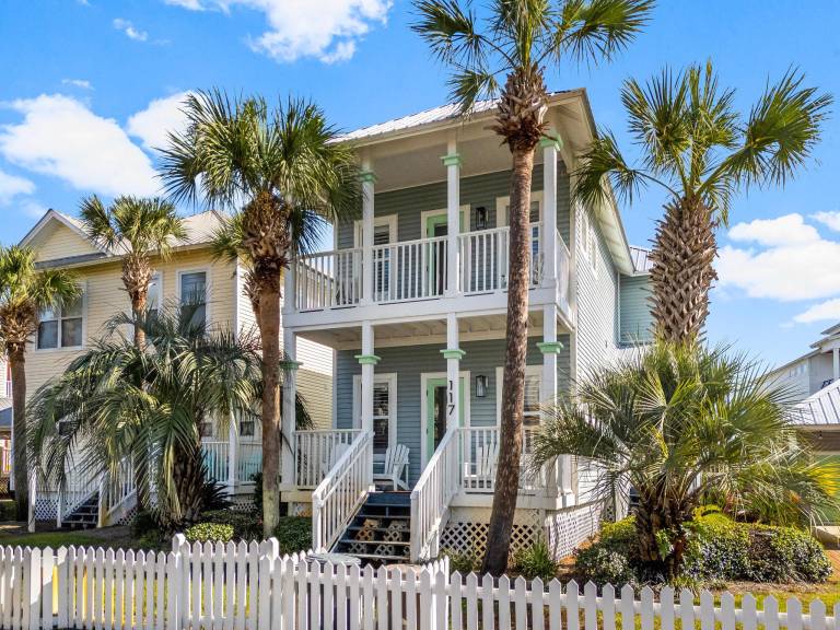 Children-friendly big vacation home with heated pool & barbeque | Sea view | Pets allowed in Miramar Beach, FL