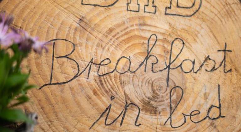 Breakfast in bed in Daun