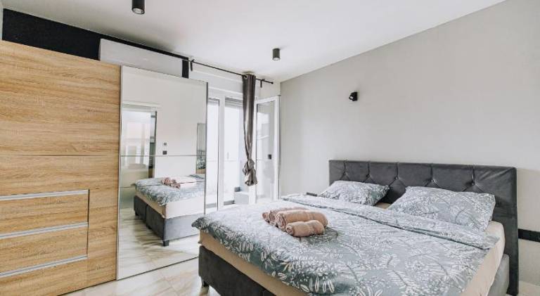 Serviced apartment with terrace in Zagreb