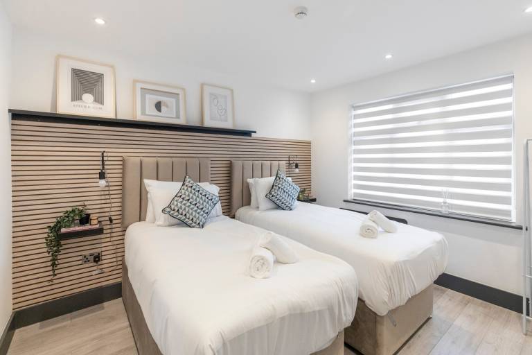 Urban Simplicity Twin Bed Studio with Kitchenette