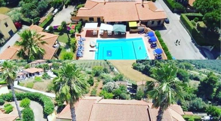 Holiday apartment with yard & pool in Portoferraio