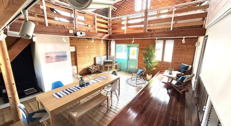 Rental apartment with yard, BBQ & patio in Fukuoka
