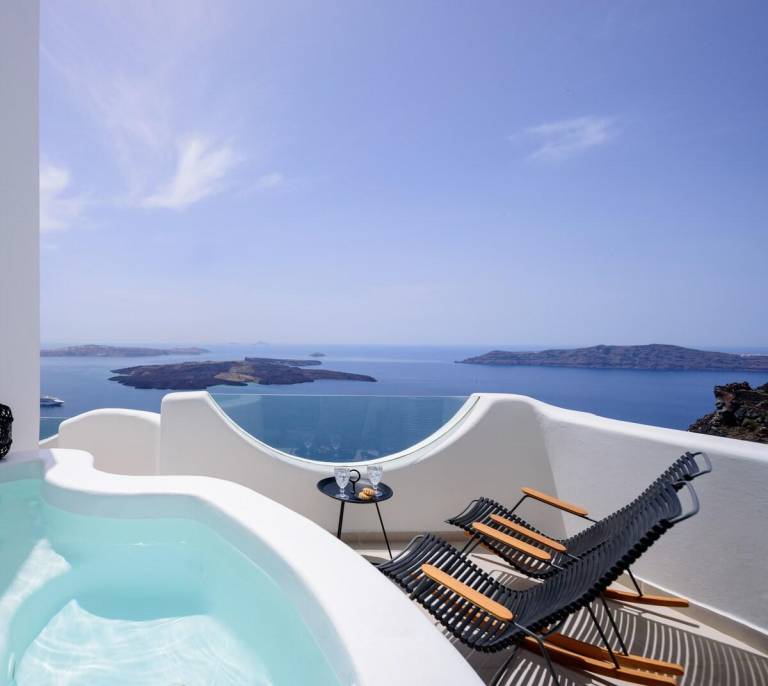 Vacation home with 1 room for 4 persons in Santorini