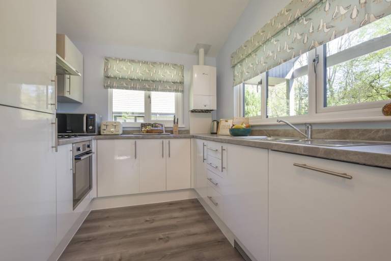 Lodge with patio, garden & hot tub | Pets allowed — photo 4