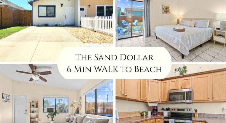The Sand Dollar - King Bed - 6 Min Walk to Beach in Panama City