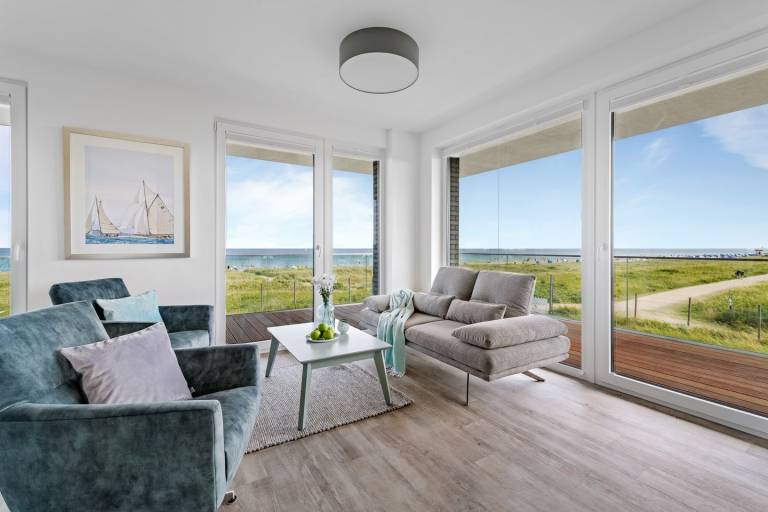 "BeachLoungeFour" Ferienwohnung am Strand mit Sonnenterrasse, Sauna & Meerblick — photo 4