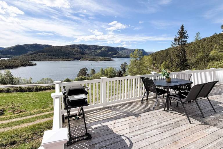Ferienhaus mit Hund in Orkland, Norwegen fuer max. 10 Personen