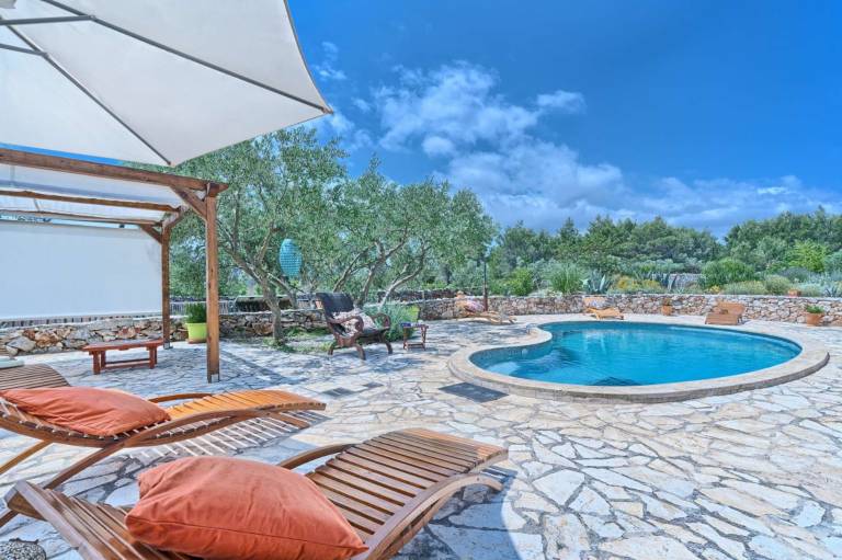 House with yard, pool & patio | Pool view | Good for workation in Hvar