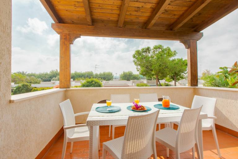 Ferienwohnung mit Hund inLido Specchiolla, Italienische Adriaküste  f&uuml;r max. 5 Personen