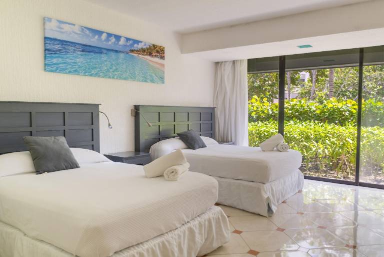 Cancun Jr Suite en resort vista al mar in Cancún
